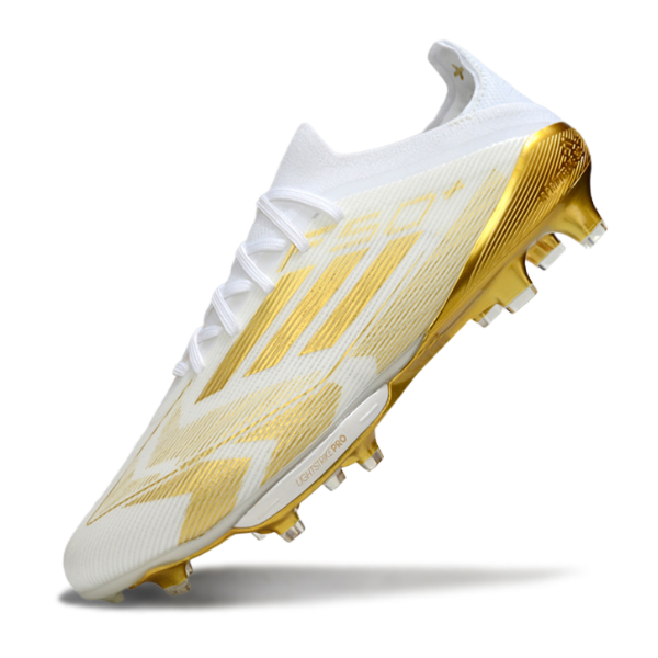 Adidas F50+ Elite White and Gold FG