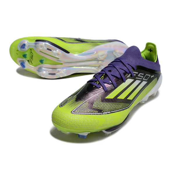 Adidas F50+ Elite Purple and Green FG