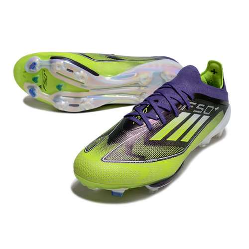 Adidas F50+ Elite Purple and Green FG