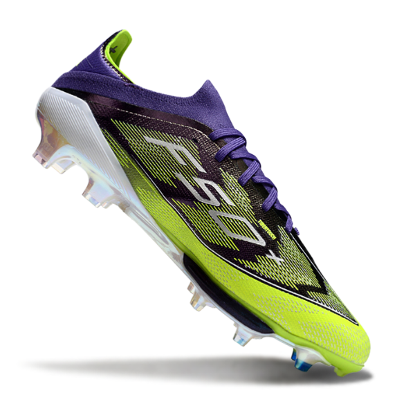 Adidas F50+ Elite Purple and Green FG