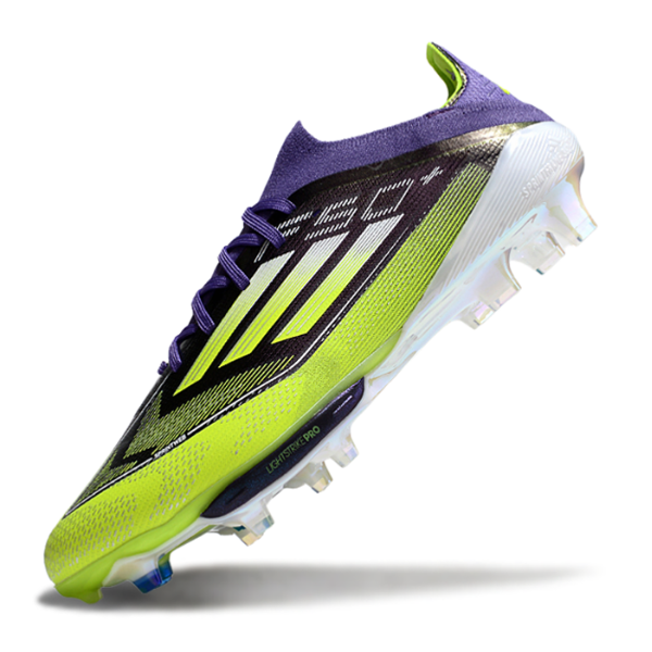 Adidas F50+ Elite Purple and Green FG