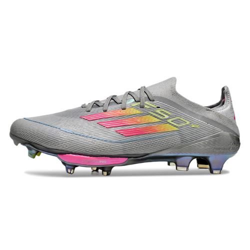 Adidas F50 + Elite Gray Pink and Yellow SG