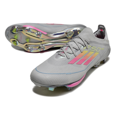 Adidas F50 + Elite Gray Pink and Yellow SG