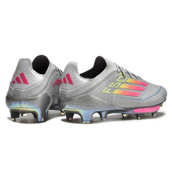 Adidas F50 + Elite Gray Pink and Yellow SG