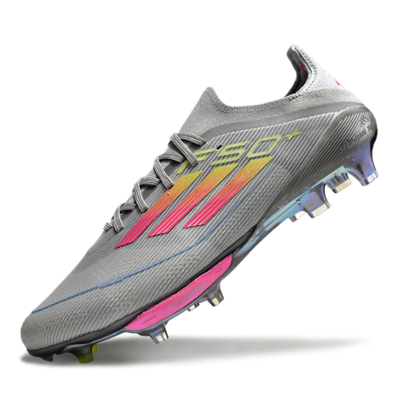 Adidas F50 + Elite Gray Pink and Yellow SG