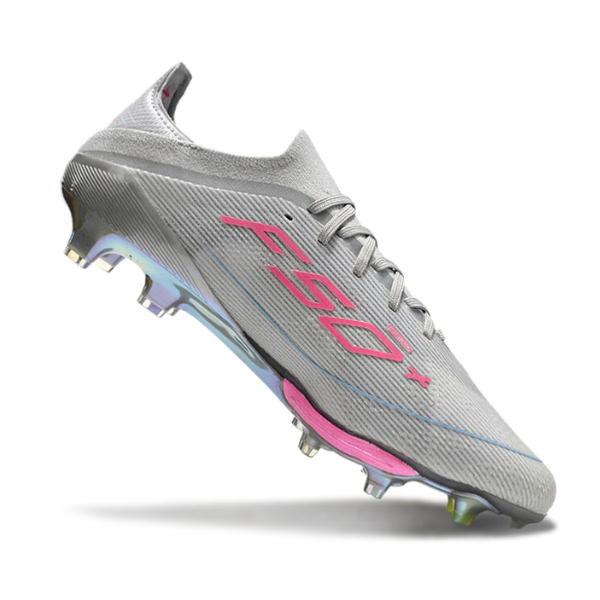 Adidas F50 + Elite Gray Pink and Yellow SG
