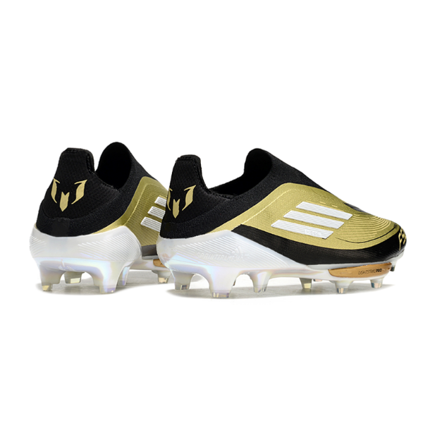 Adidas F50+ Elite Laceless Black and Yellow FG