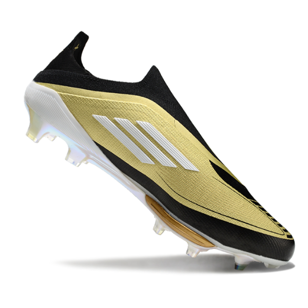 Adidas F50+ Elite Laceless Black and Yellow FG
