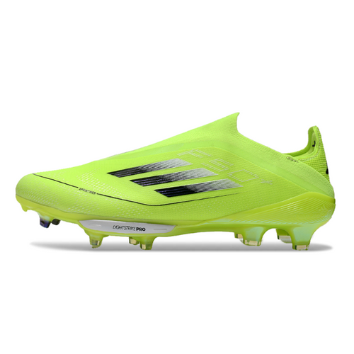 Adidas F50+ Elite Laceless Green and Black FG