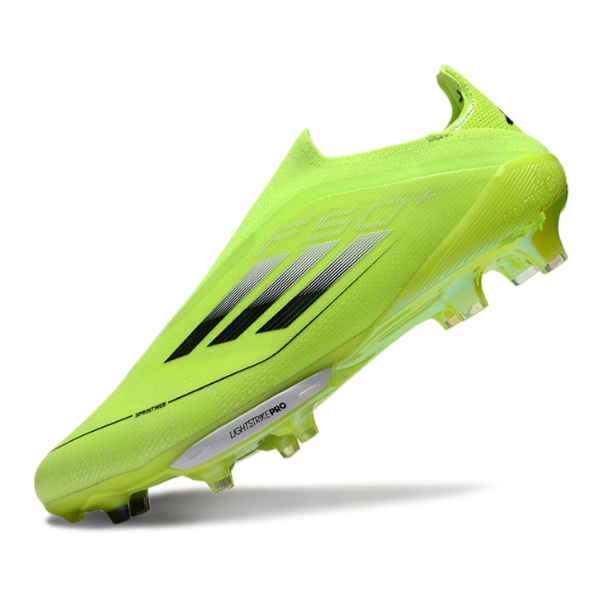 Adidas F50+ Elite Laceless Green and Black FG
