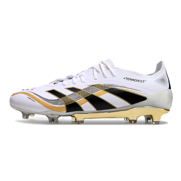 Adidas Predator 25 Elite White and Gold FG