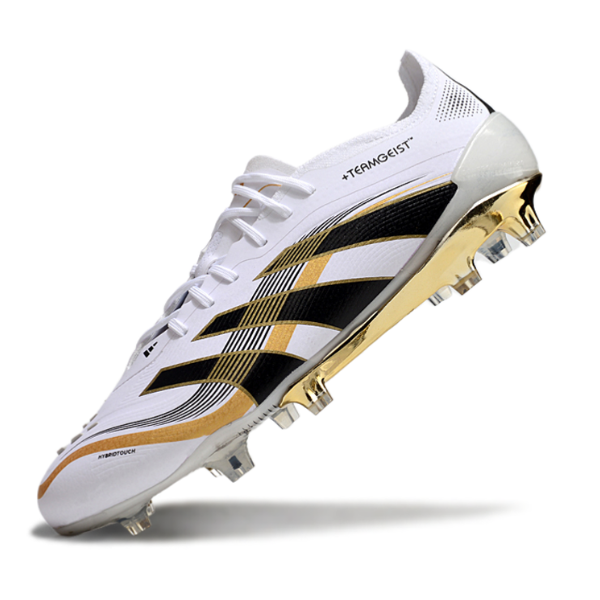 Adidas Predator 25 Elite White and Gold FG