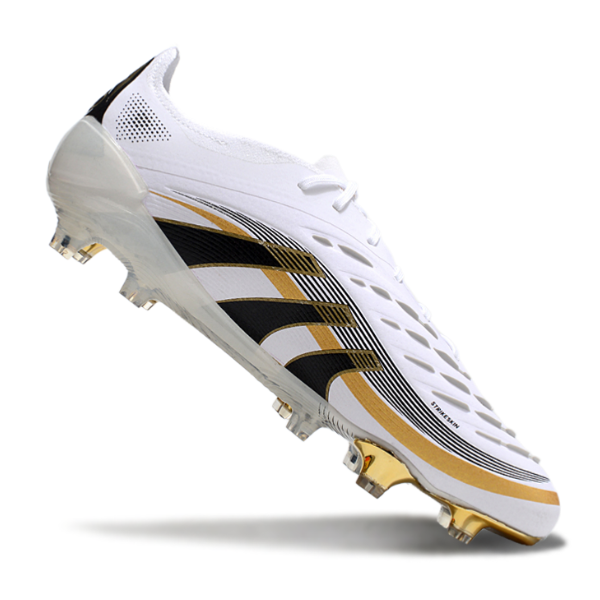 Adidas Predator 25 Elite White and Gold FG