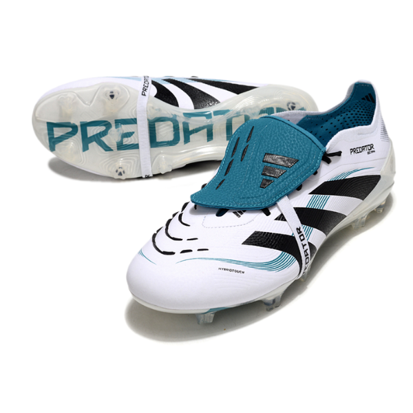 Adidas Predator 25 Elite Tongue White and Blue FG