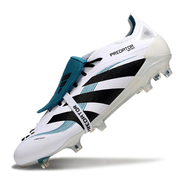 Adidas Predator 25 Elite Tongue White and Blue FG