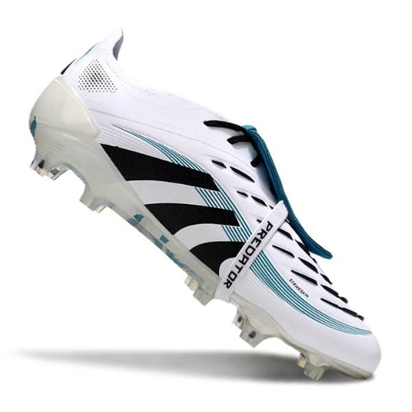 Adidas Predator 25 Elite Tongue White and Blue FG