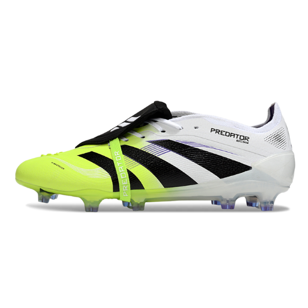 Adidas Predator 25 Tongue Elite White and Green FG