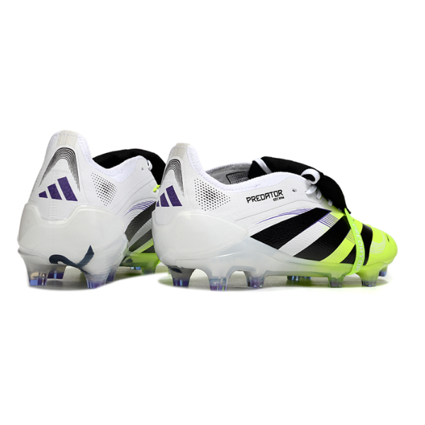 Adidas Predator 25 Tongue Elite White and Green FG