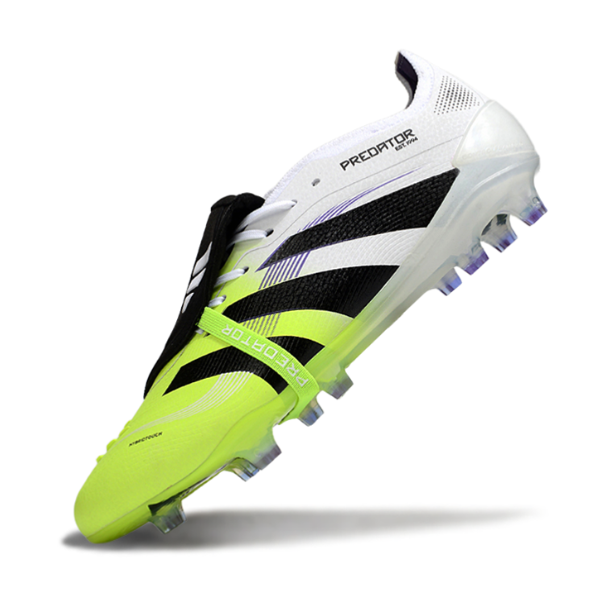 Adidas Predator 25 Tongue Elite White and Green FG