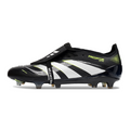 Adidas Predator 25 Elite Tongue Black White and Green FG