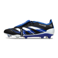 Adidas Predator 25 Elite Tongue Black White and Blue FG