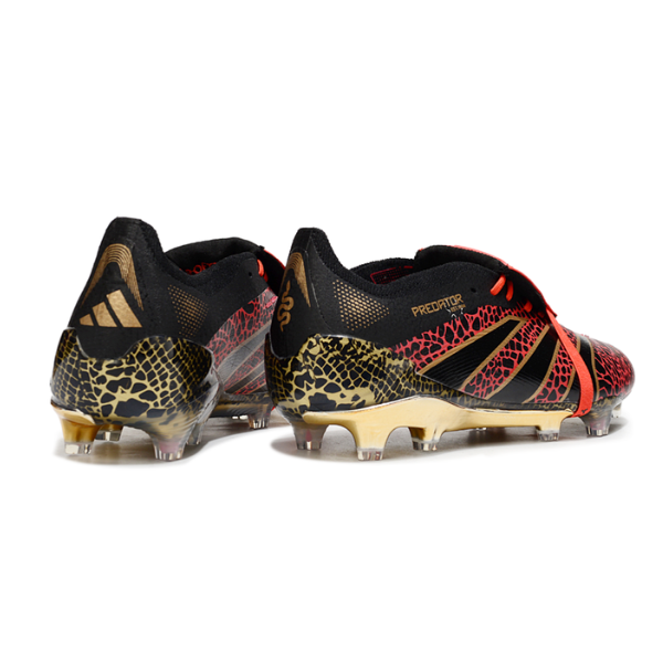 Adidas Predator 25 Elite Tongue Black and Red FG