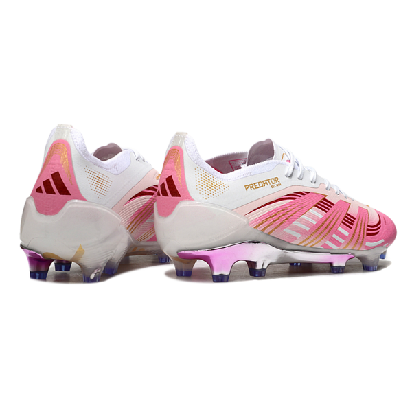 Adidas Predator 25 Elite White and Pink FG