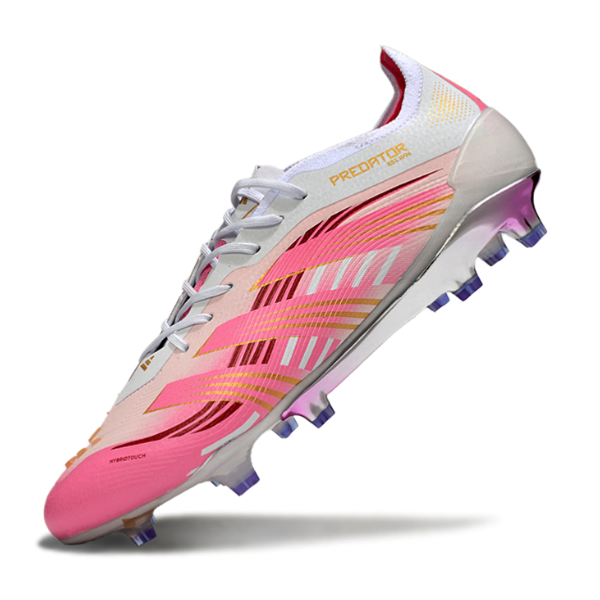 Adidas Predator 25 Elite White and Pink FG