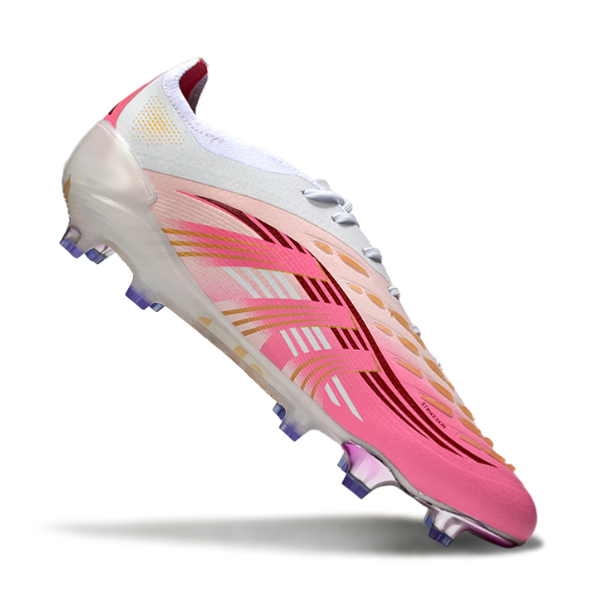 Adidas Predator 25 Elite White and Pink FG