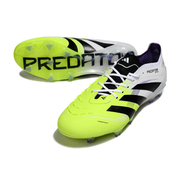 Adidas Predator 25 Elite White and Green FG