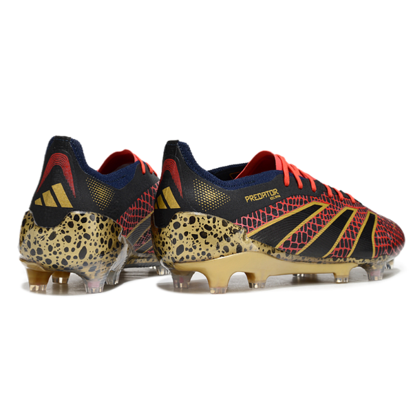 Adidas Predator 25 Elite Black Red and Yellow FG