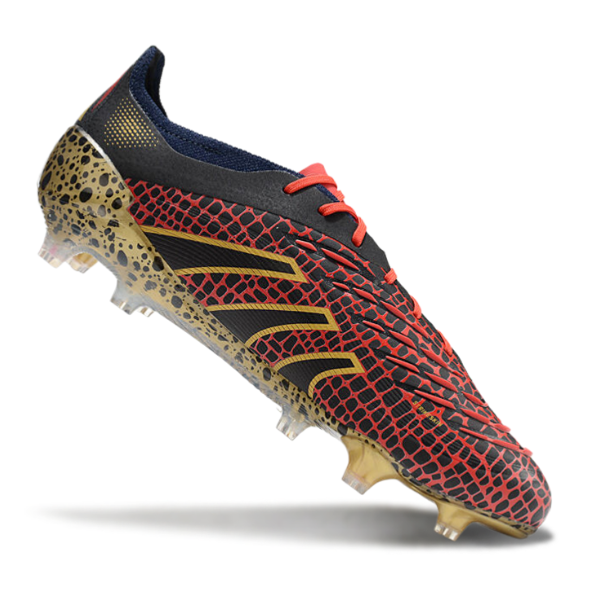 Adidas Predator 25 Elite Black Red and Yellow FG