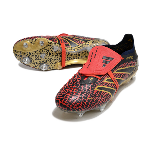 Adidas Predator 25 Elite DF Black Red and Yellow SG