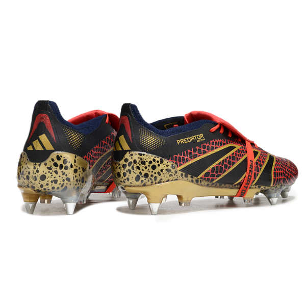 Adidas Predator 25 Elite DF Black Red and Yellow SG