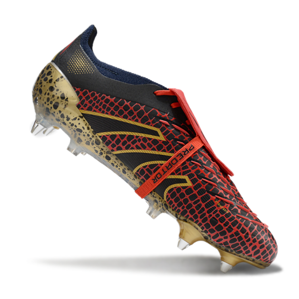 Adidas Predator 25 Elite DF Black Red and Yellow SG