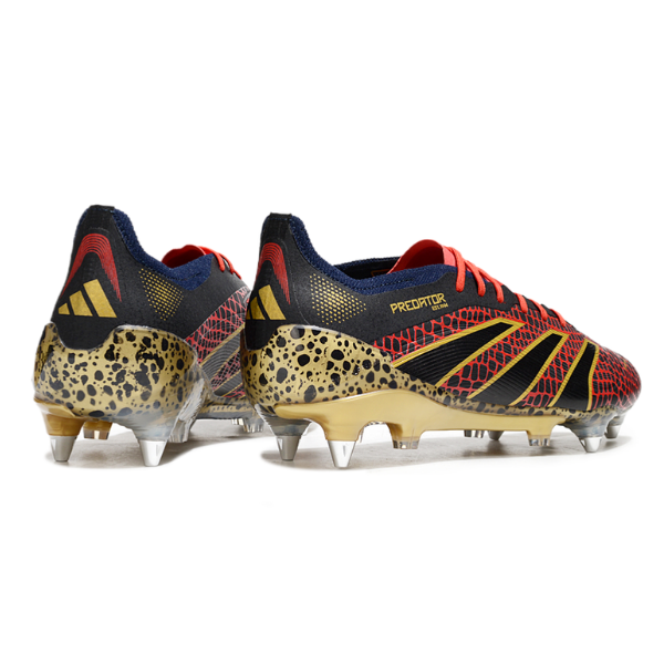 Adidas Predator 25 Elite Black Red and Yellow SG