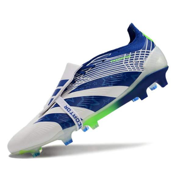 Adidas Predator 30 Elite Tongue White Blue and Green FG