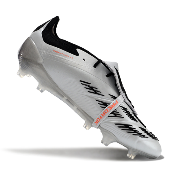 Adidas Predator 30 Elite Tongue Silver and Black FG