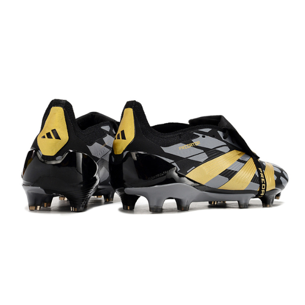 Adidas Predator 30 Elite Tongue Gray Black and Yellow FG