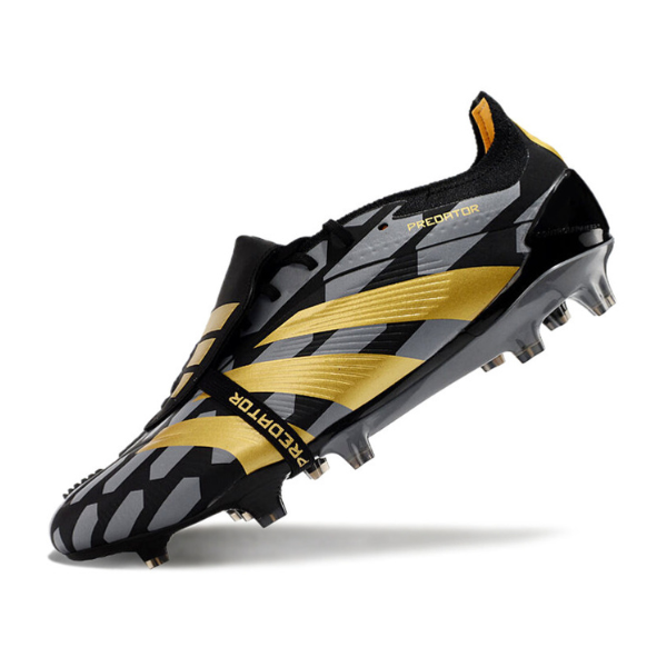 Adidas Predator 30 Elite Tongue Gray Black and Yellow FG
