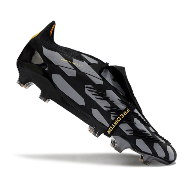 Adidas Predator 30 Elite Tongue Gray Black and Yellow FG