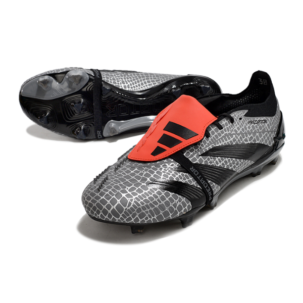 Adidas Predator 30 Elite Tongue Gray and Black FG