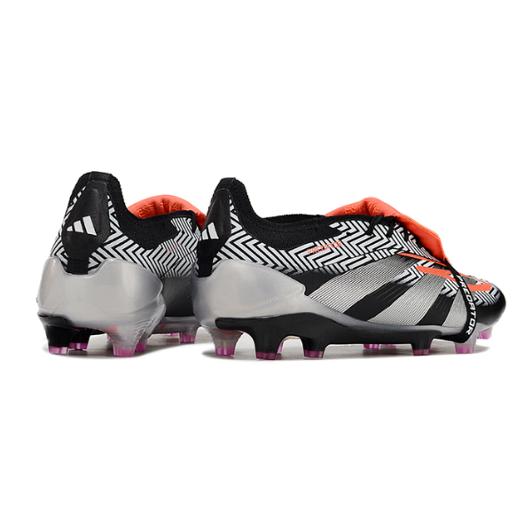 Adidas Predator 30 Elite Tongue Silver Gray and White FG