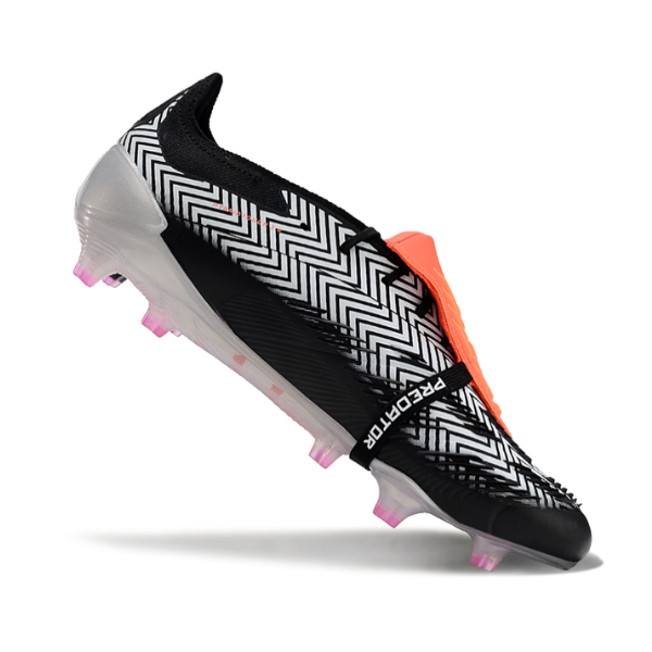 Adidas Predator 30 Elite Tongue Silver Gray and White FG