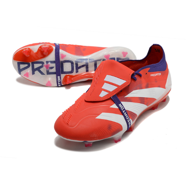Adidas Predator 30 Elite Tongue Red White and Purple FG