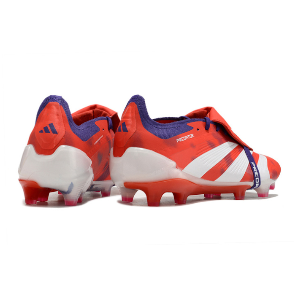 Adidas Predator 30 Elite Tongue Red White and Purple FG