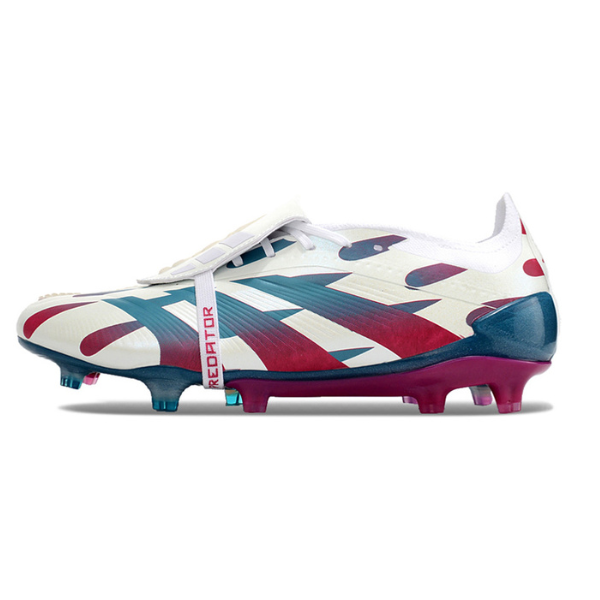 Adidas Predator 30 Elite Tongue White Light Blue and Pink FG