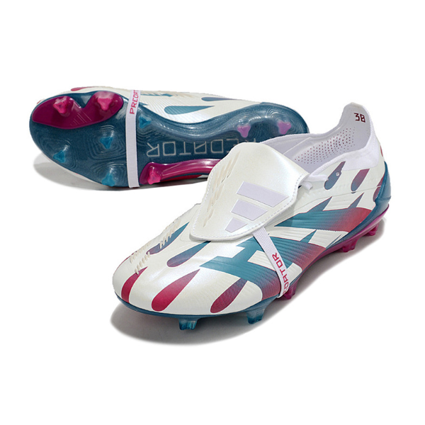 Adidas Predator 30 Elite Tongue White Light Blue and Pink FG
