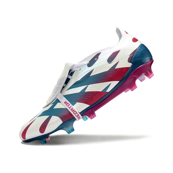 Adidas Predator 30 Elite Tongue White Light Blue and Pink FG