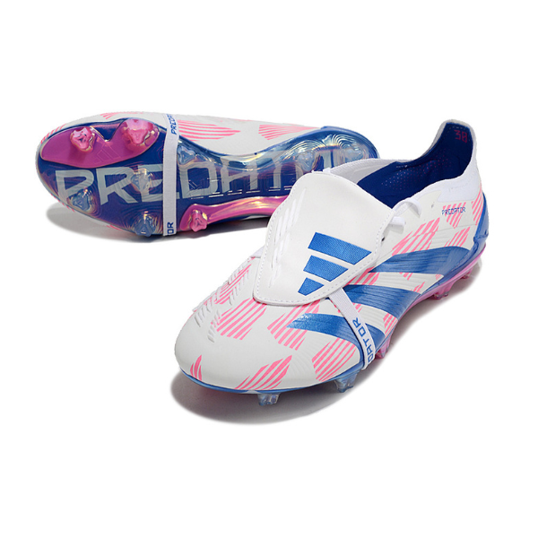 Adidas Predator 30 Elite Tongue White Blue and Pink FG
